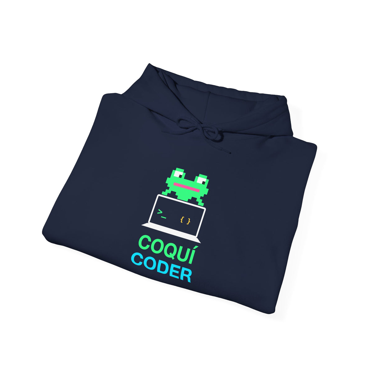 Coquí Coder Pixel Frog Classic Pullover Hoodie