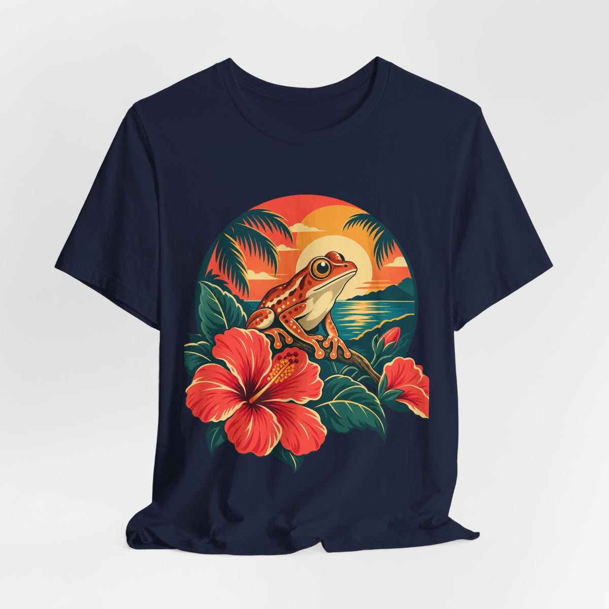 Boricua Coqui Sunset Premium Unisex Tee