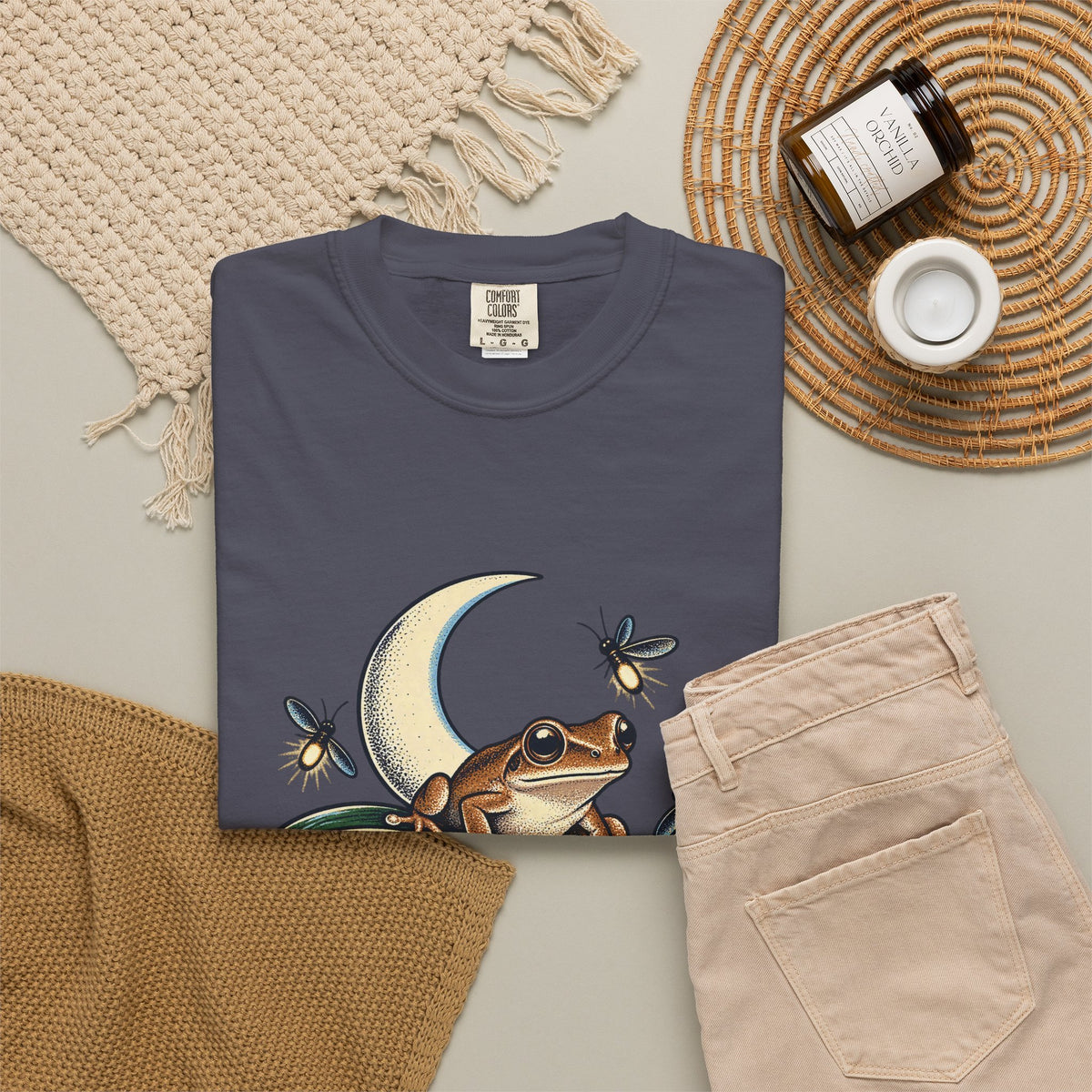 Coqui de Noche Premium Garment-Dyed Tee