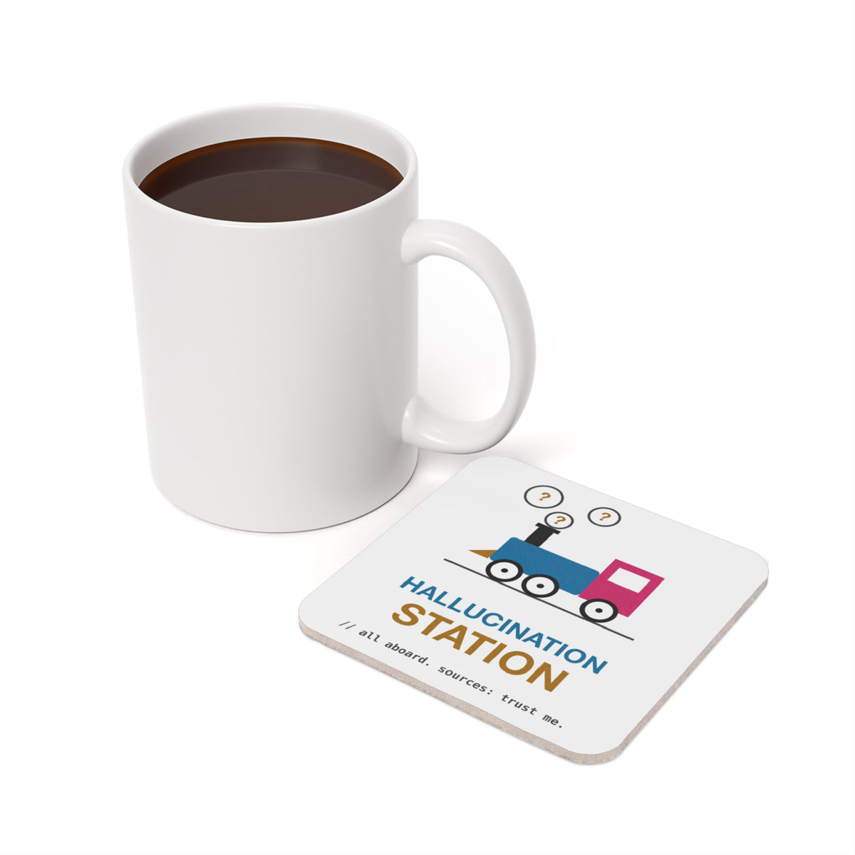 Hallucination Station Retro Train Coaster