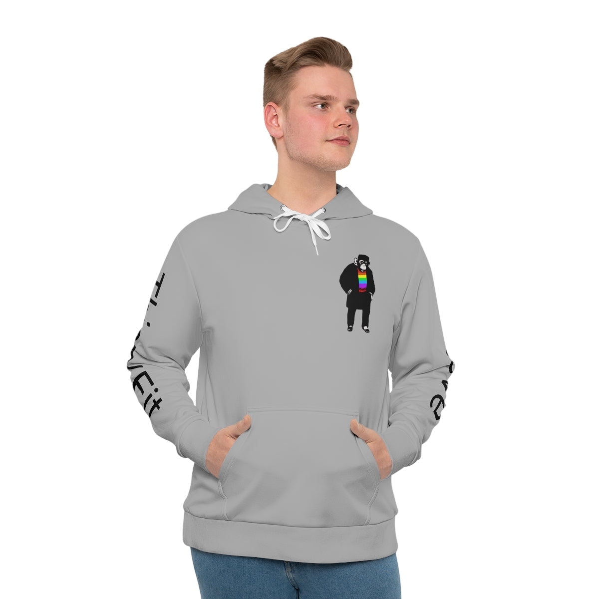 Pride Thicc/Fit Collective Men's All-Over-Print Hoodie