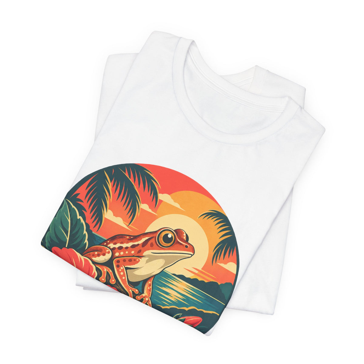 Boricua Coqui Sunset Premium Unisex Tee