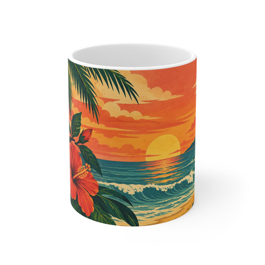 Boricua Tropical Coqui 11oz Ceramic Mug