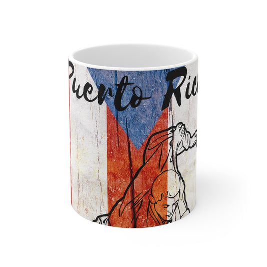 Roll For Puerto Rico Mug, 11 oz