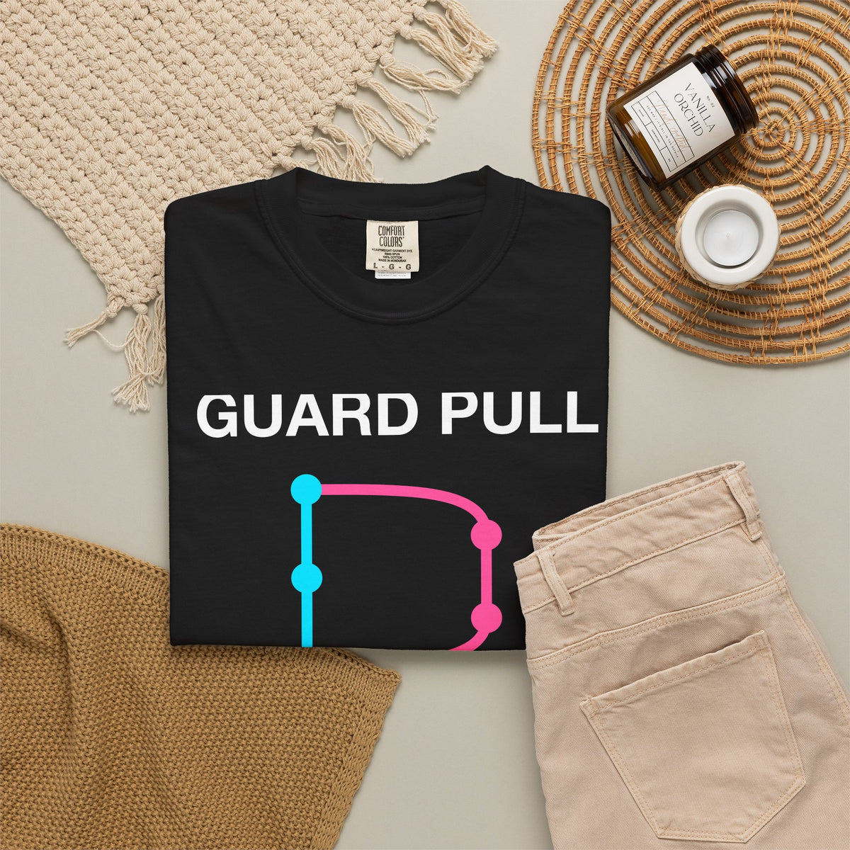 Guard Pull Request Jiu-Jitsu Coder Premium Garment-Dyed Tee