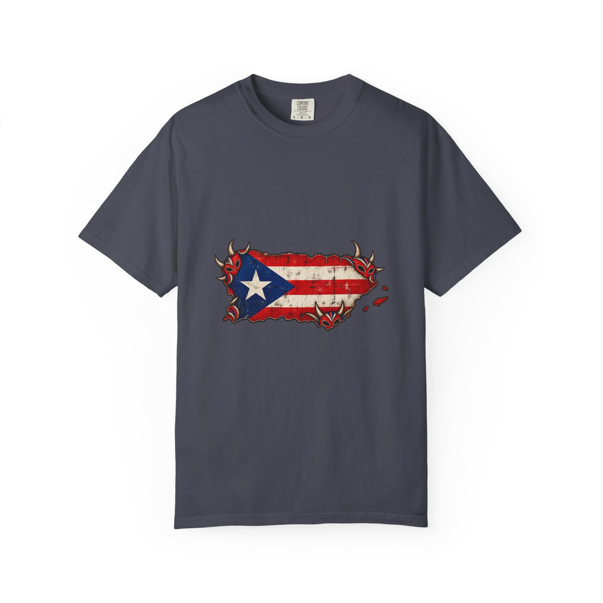 Orgullo Boricua Island Premium Garment-Dyed Tee