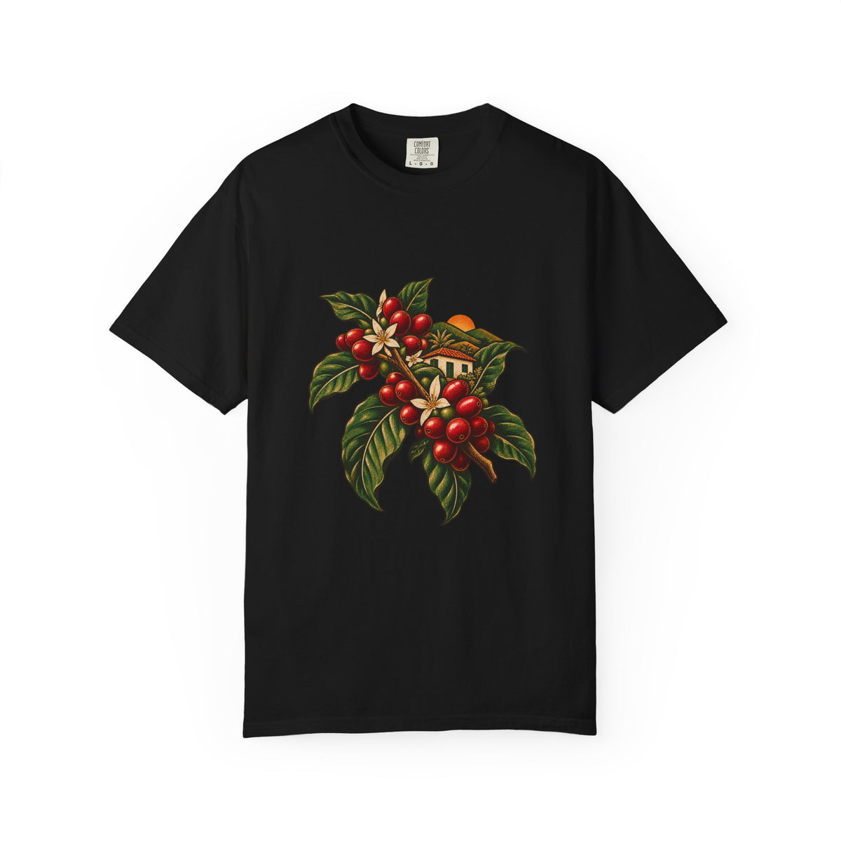 Cafe de Puerto Rico Cerezas Premium Garment-Dyed Tee