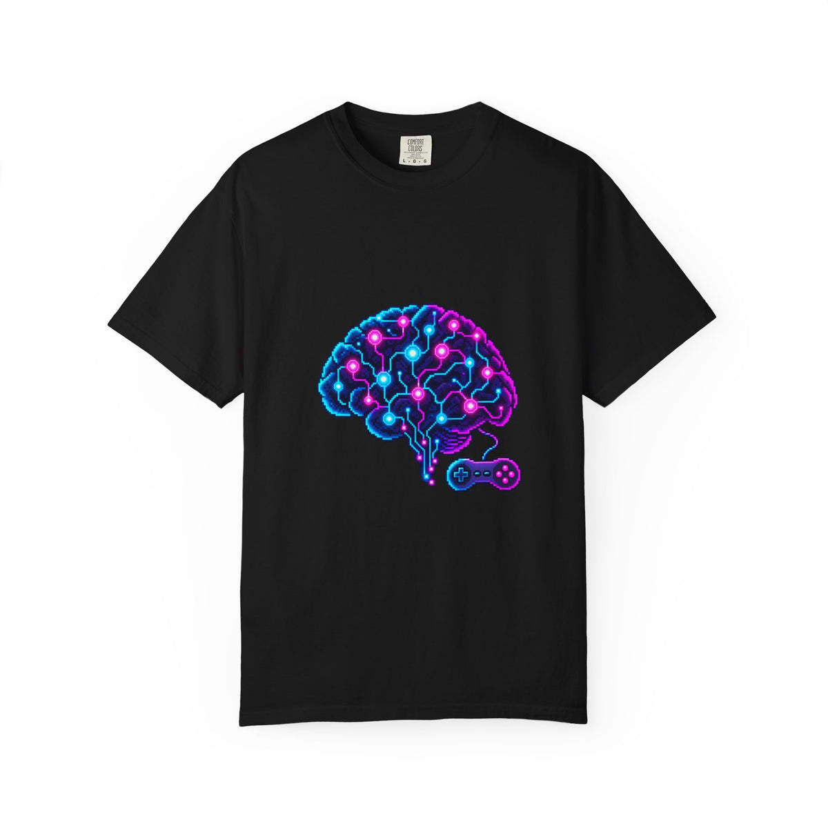 Geek AI Brain Premium Garment-Dyed Tee