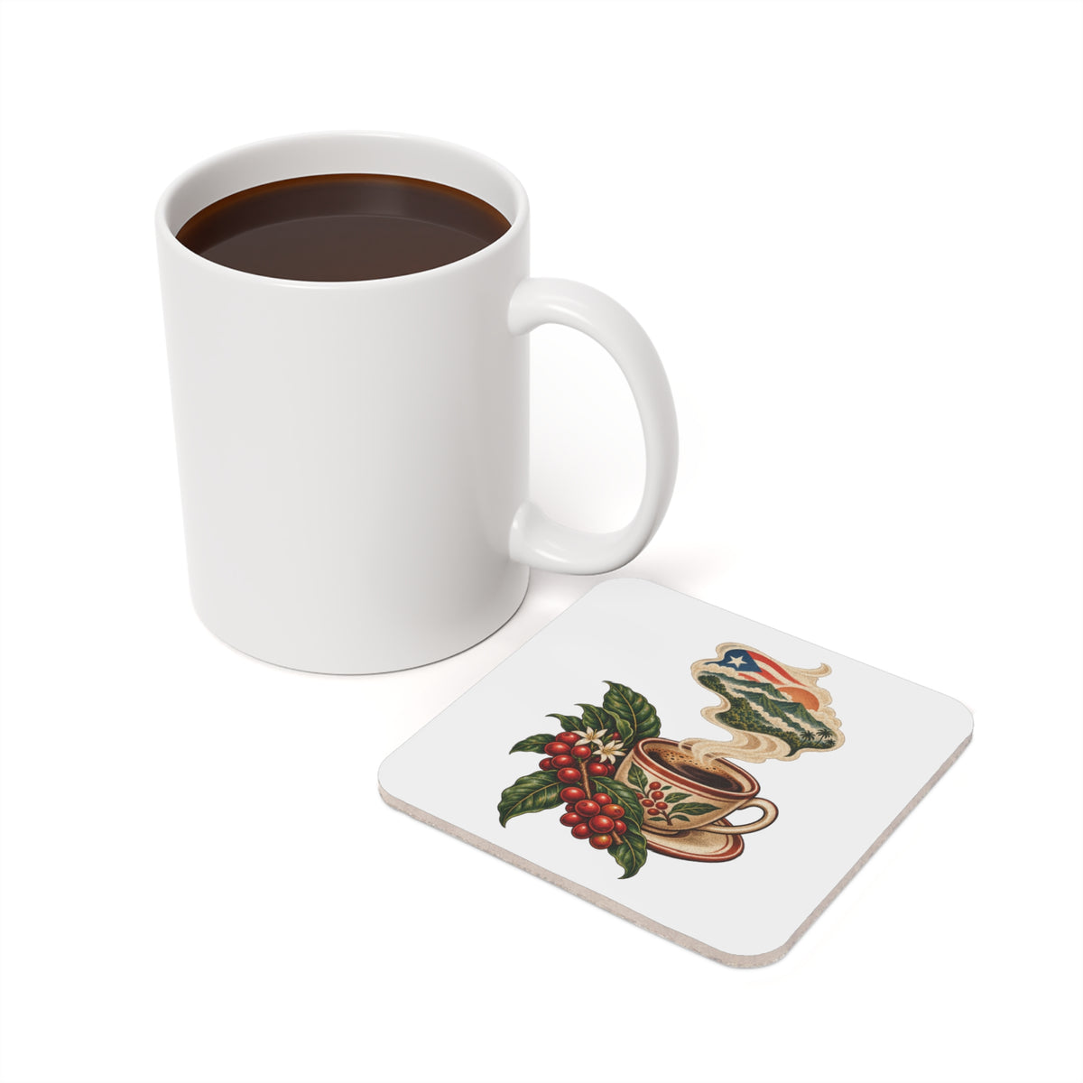 Cafe y Montana Coaster