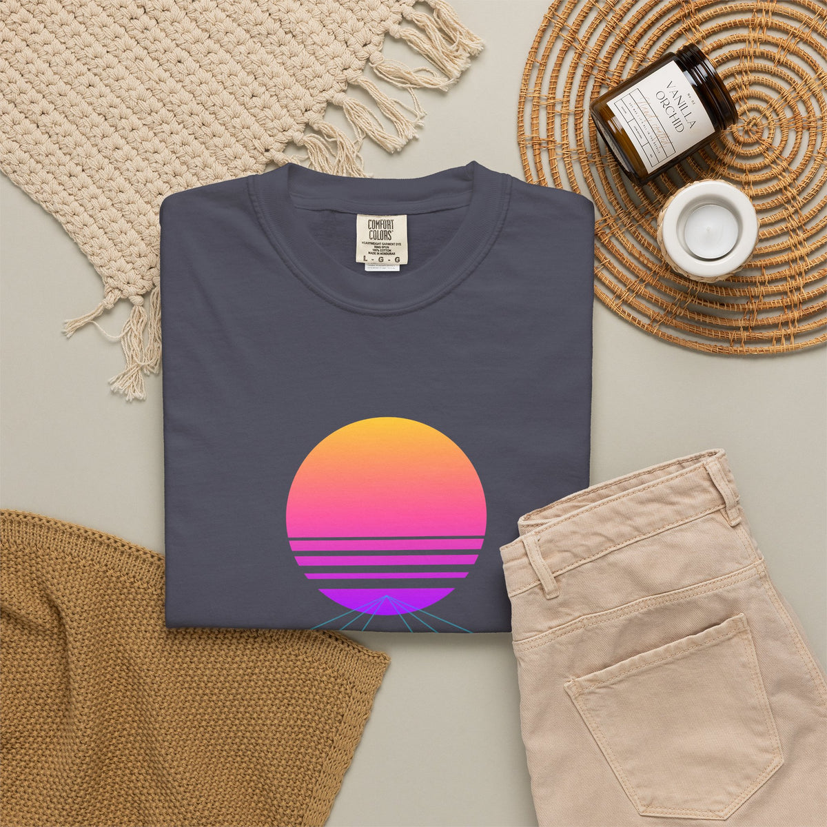 Night Drive 1984 Premium Garment-Dyed Tee