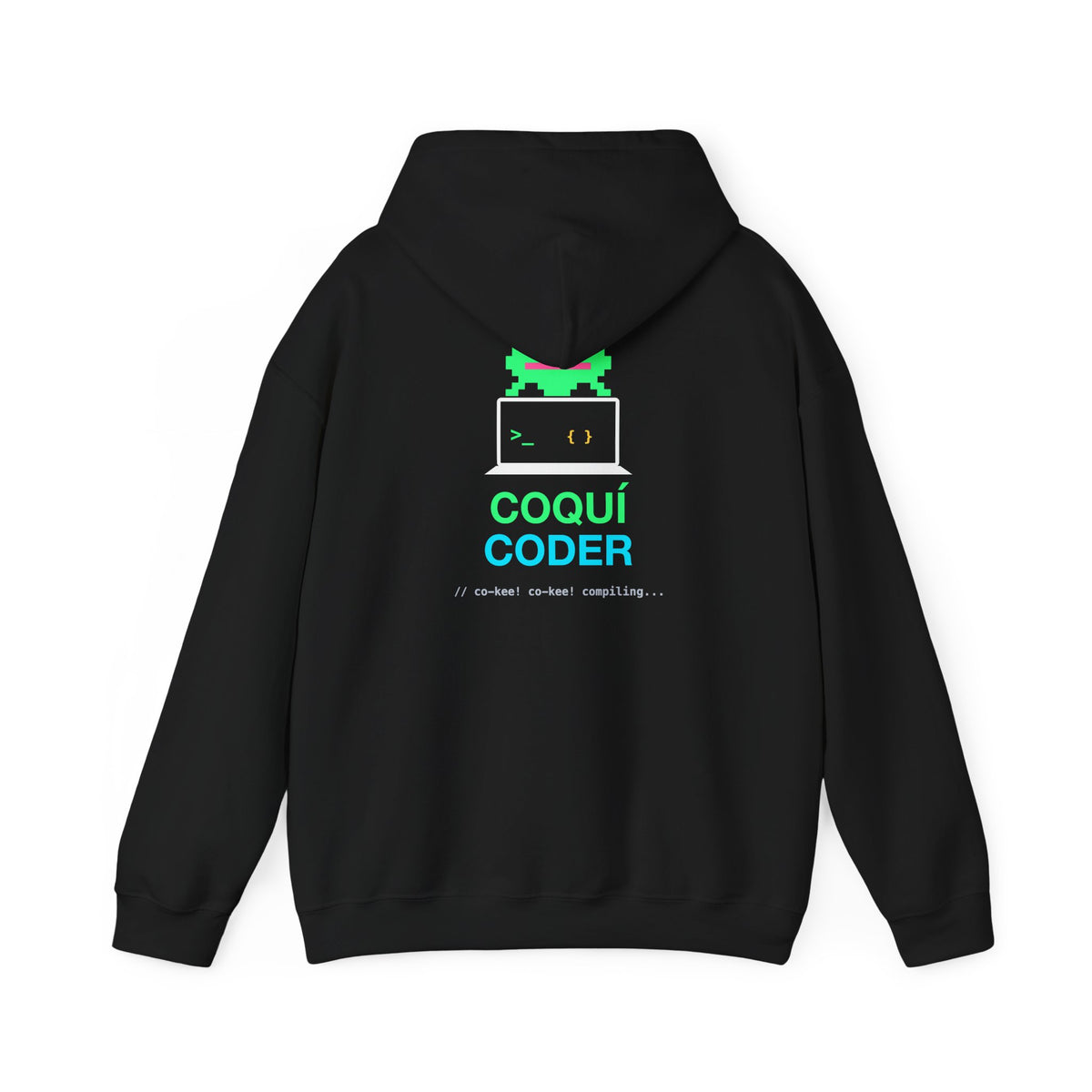 Coquí Coder Pixel Frog Classic Pullover Hoodie