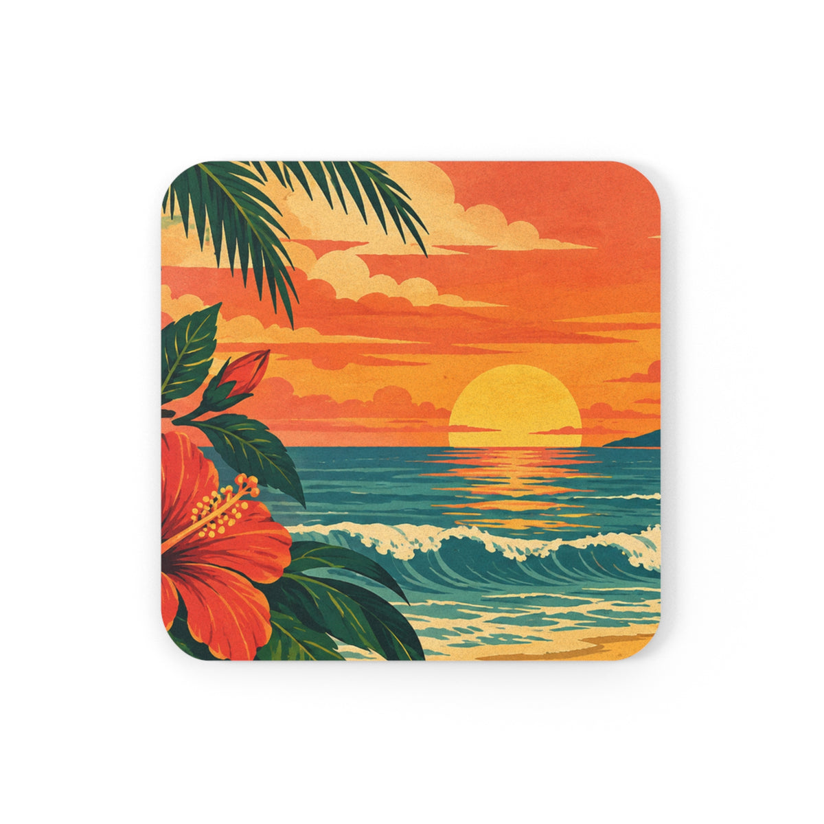 Boricua Tropical Coqui Coaster