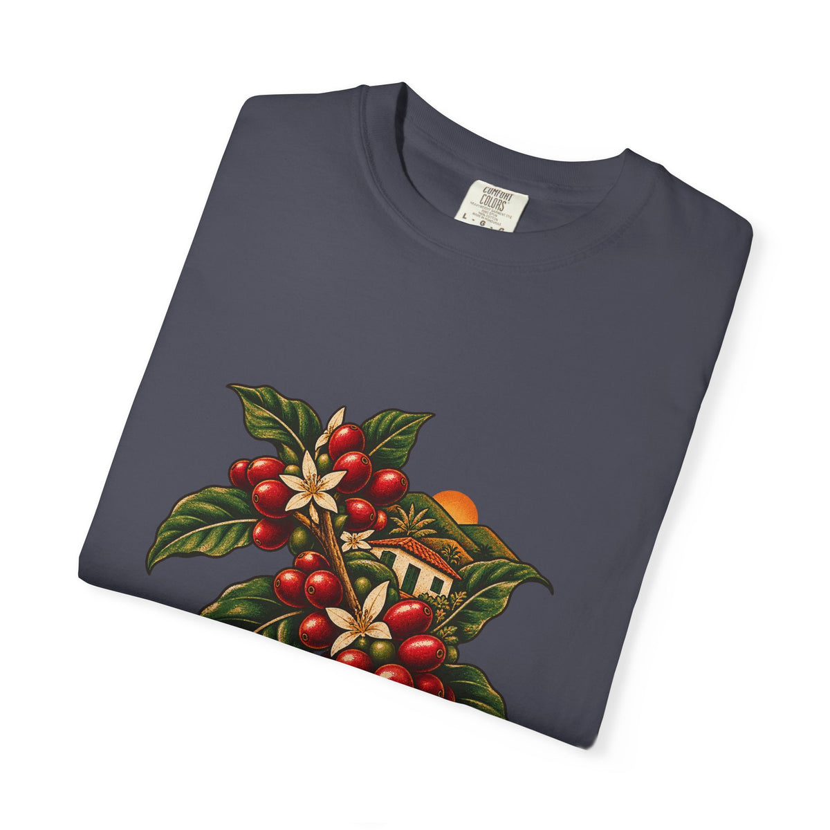 Cafe de Puerto Rico Cerezas Premium Garment-Dyed Tee