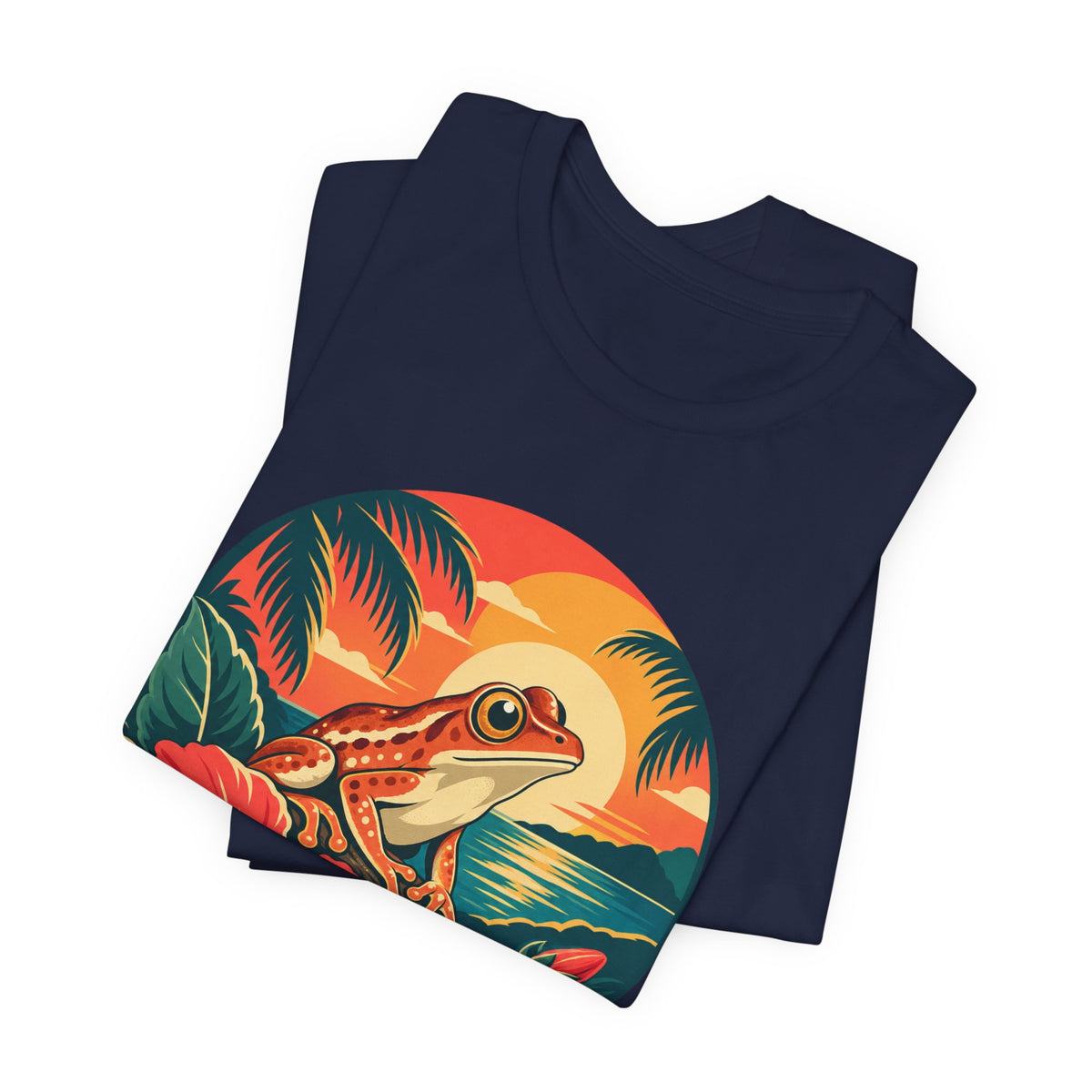 Boricua Coqui Sunset Premium Unisex Tee