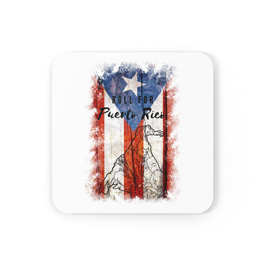 Roll For Puerto Rico Coaster