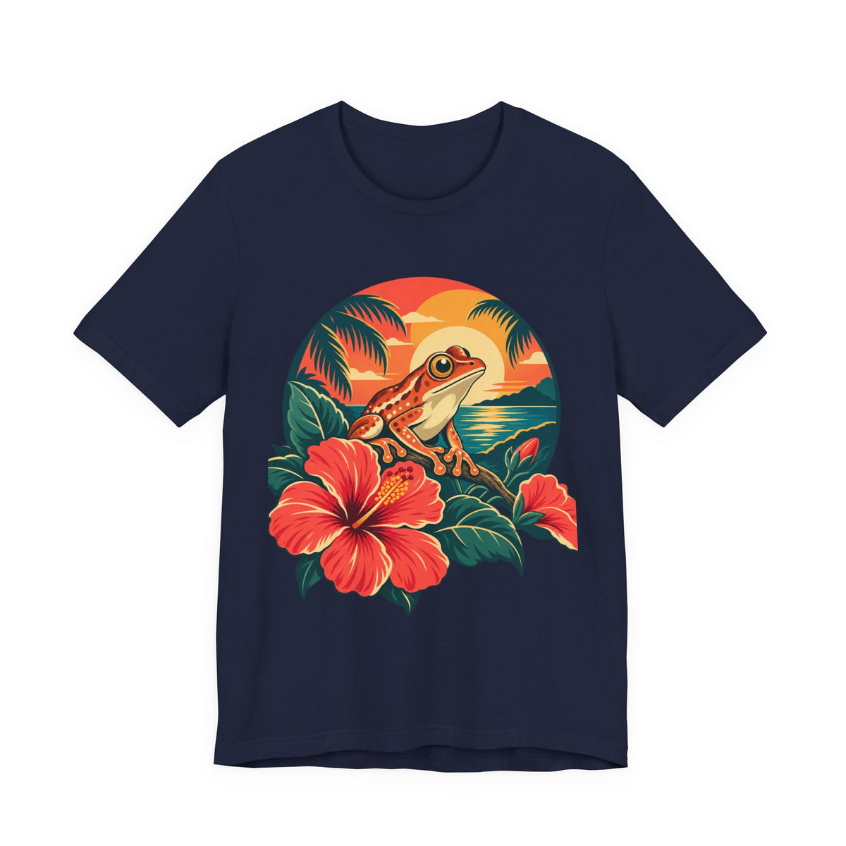 Boricua Coqui Sunset Premium Unisex Tee