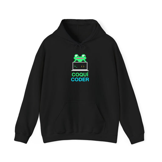 Coquí Coder Pixel Frog Classic Pullover Hoodie