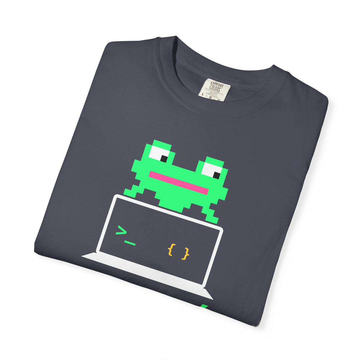 Coquí Coder Pixel Frog Premium Garment-Dyed Tee