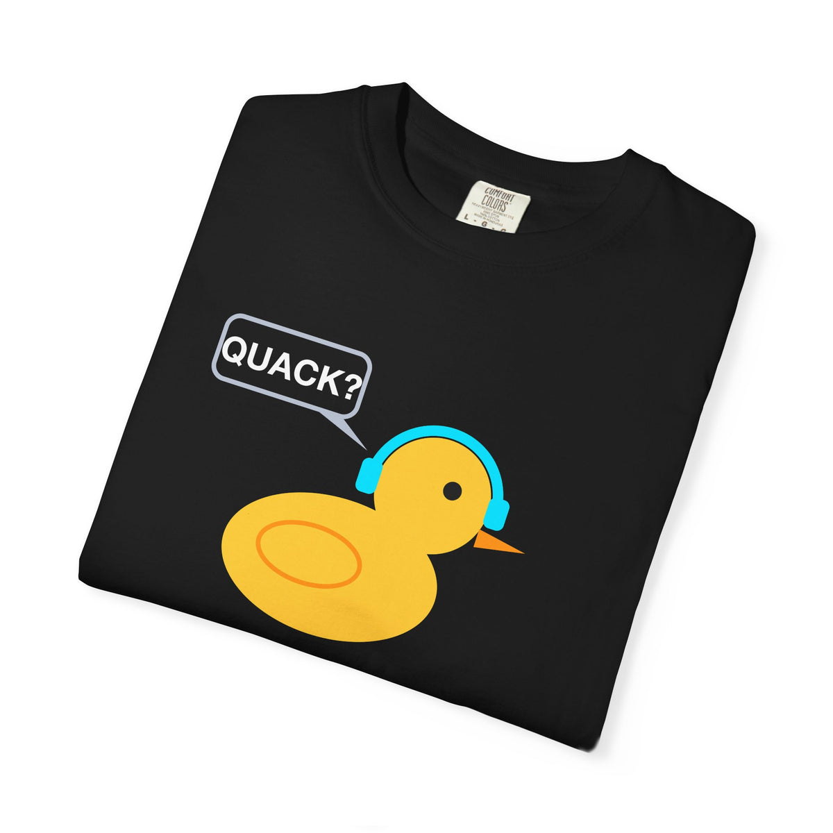 Pair Programmer Duck With Headphones Premium Garment-Dyed Tee