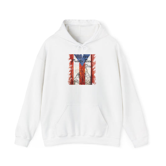Roll For Puerto Rico Classic Pullover Hoodie – White