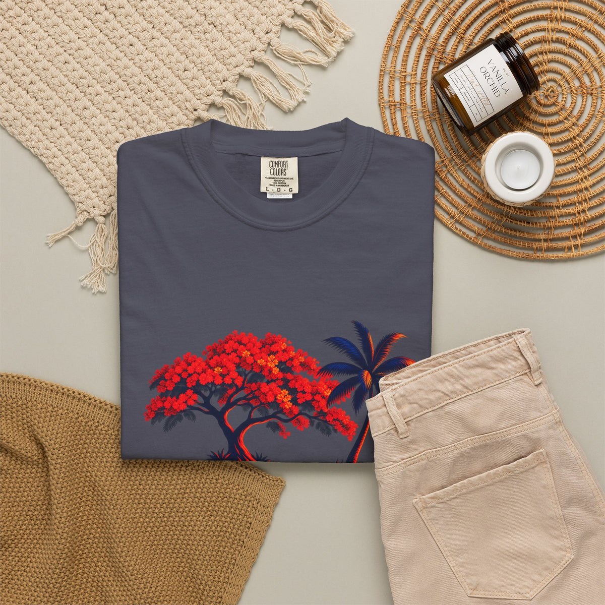 Orgullo Corazon Premium Garment-Dyed Tee
