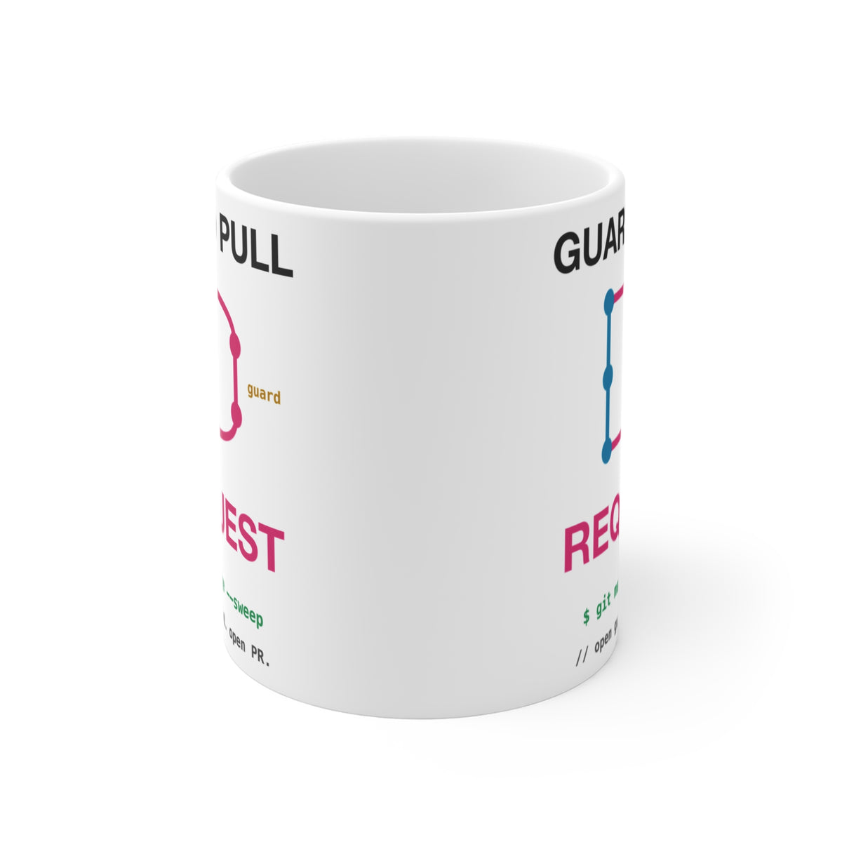 Guard Pull Request Jiu-Jitsu Coder Mug, 11 oz