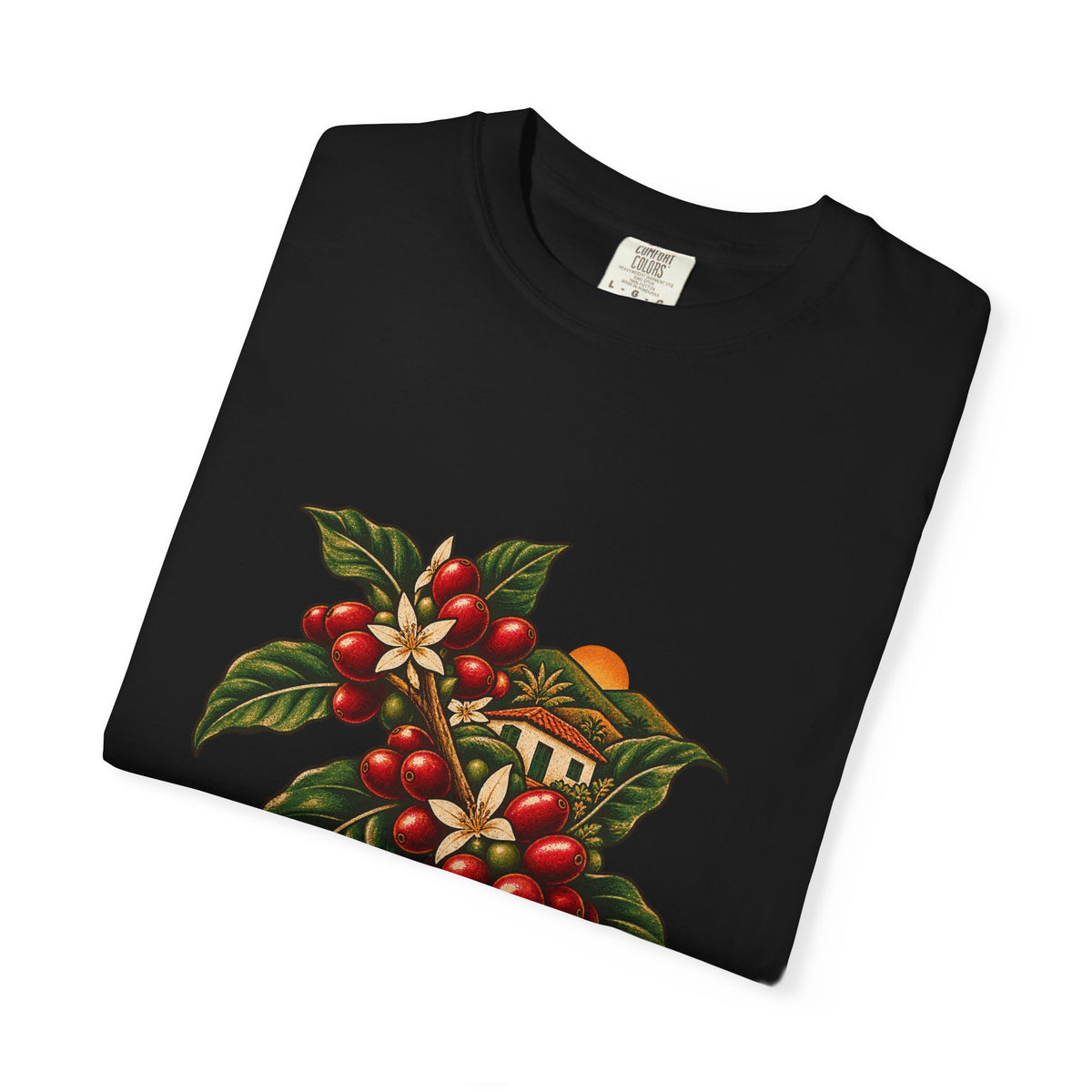 Cafe de Puerto Rico Cerezas Premium Garment-Dyed Tee