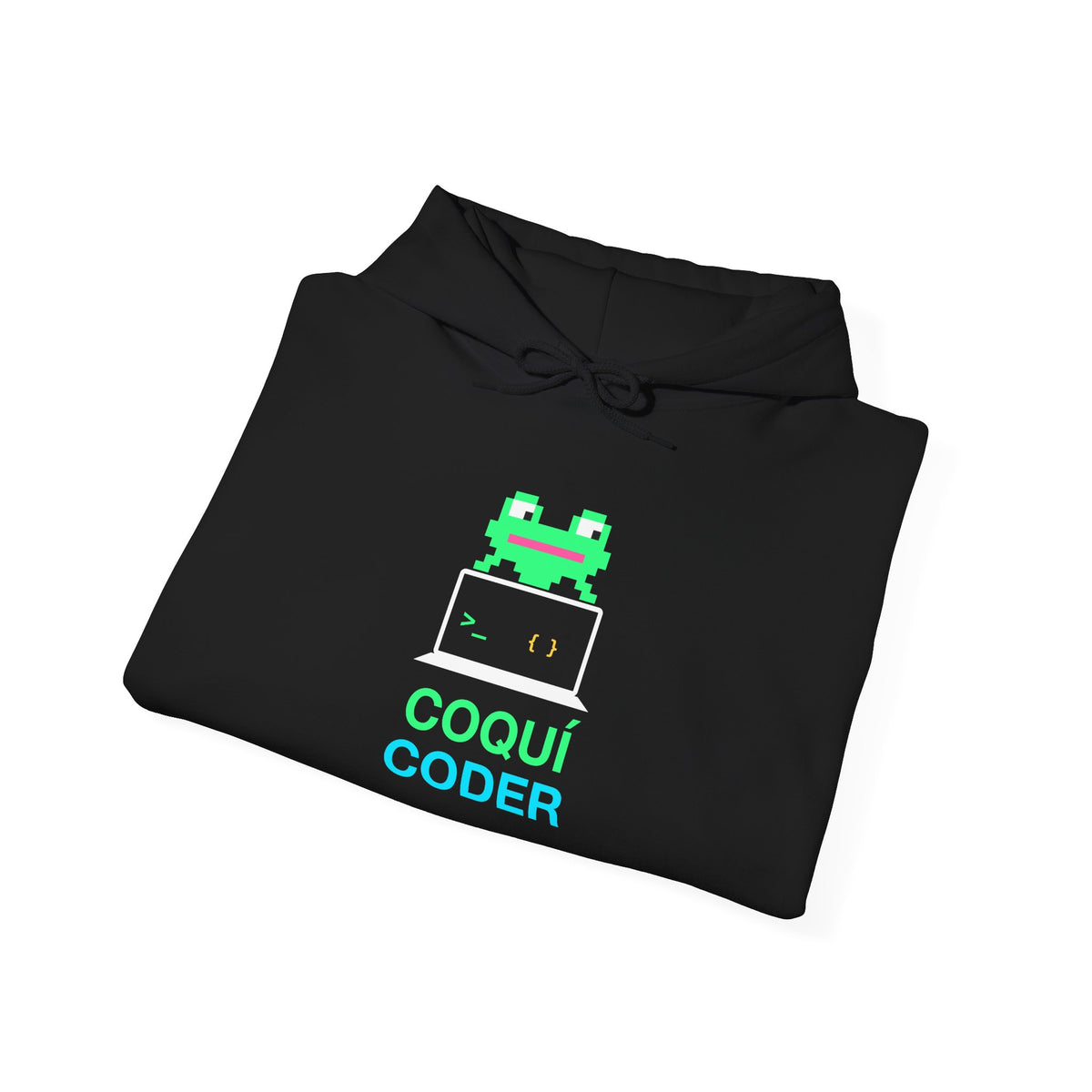 Coquí Coder Pixel Frog Classic Pullover Hoodie