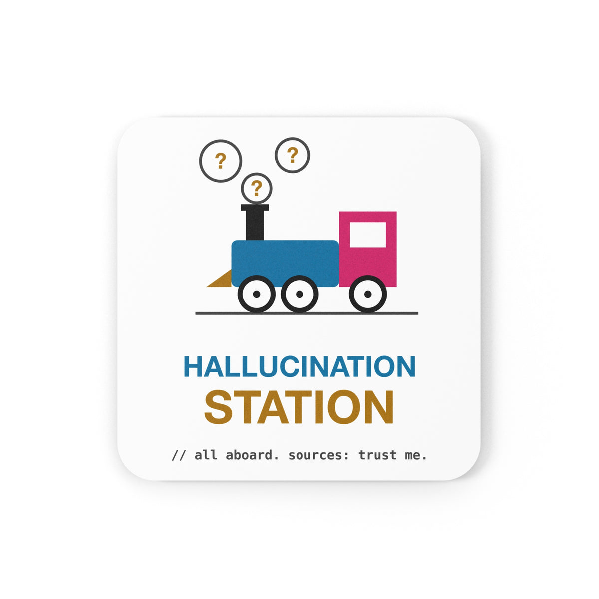 Hallucination Station Retro Train Coaster