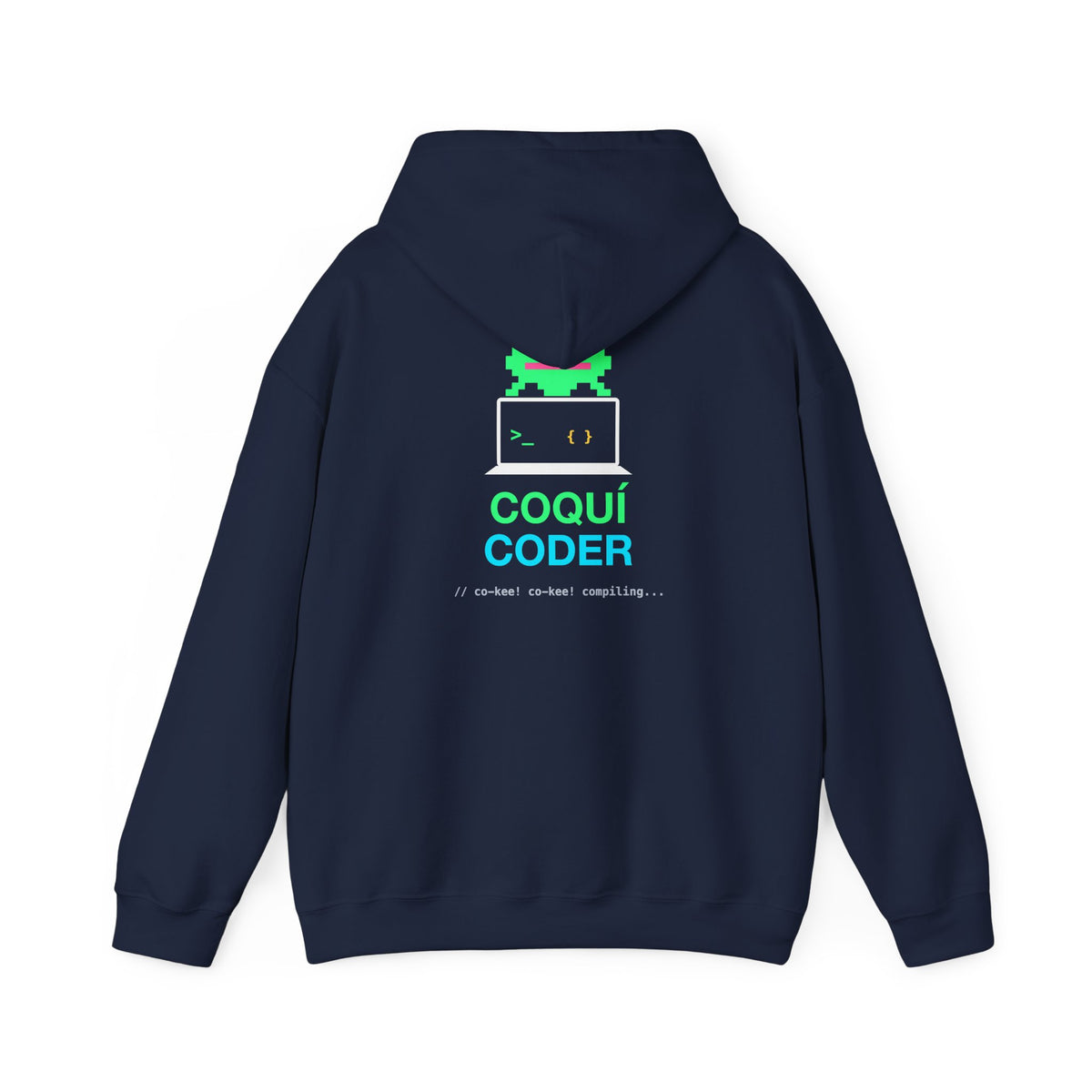 Coquí Coder Pixel Frog Classic Pullover Hoodie