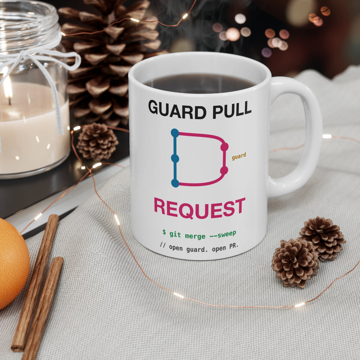 Guard Pull Request Jiu-Jitsu Coder Mug, 11 oz