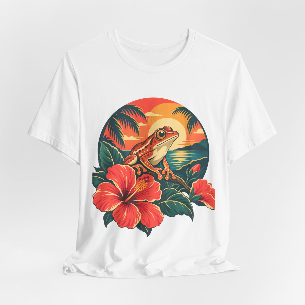 Boricua Coqui Sunset Premium Unisex Tee