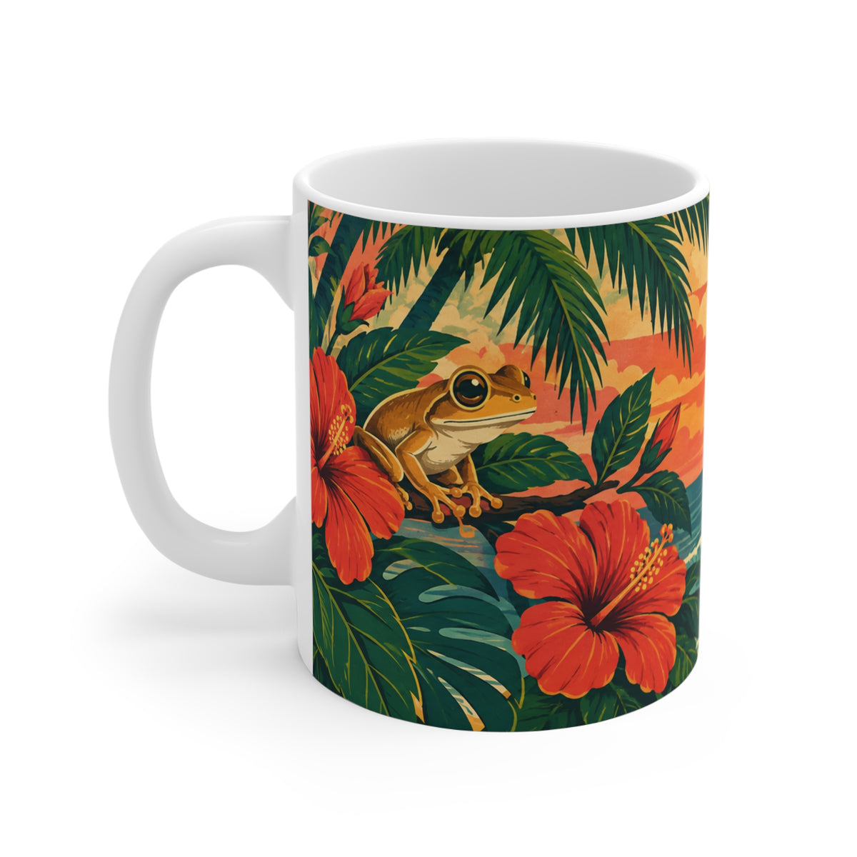 Boricua Tropical Coqui 11oz Ceramic Mug
