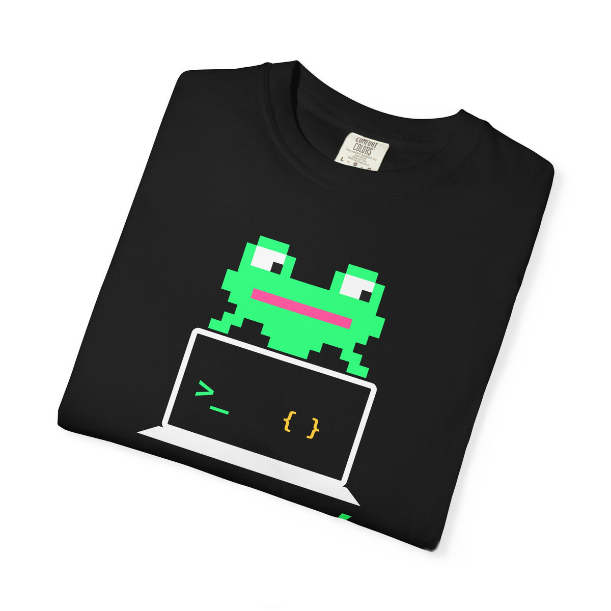 Coquí Coder Pixel Frog Premium Garment-Dyed Tee