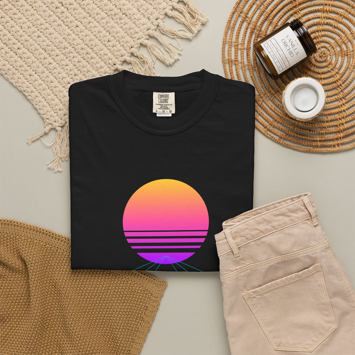 Night Drive 1984 Premium Garment-Dyed Tee