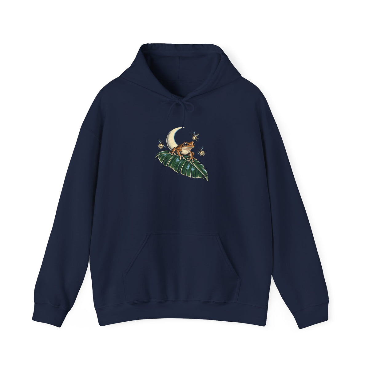 Coqui de Noche design on a classic pullover hoodie, view 2