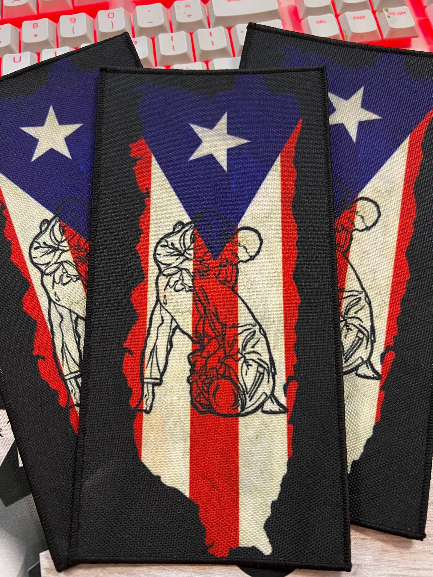 Roll for Puerto Rico patch
